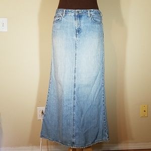 Tommy Hilfiger Jeans Fluffy Stovepipe Skirt sz 10